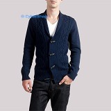 Pullover homme bleu