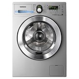 Lave linge gris frontal